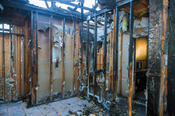 Professional Fire Damage Assessment technician working in South Highpoint, FL